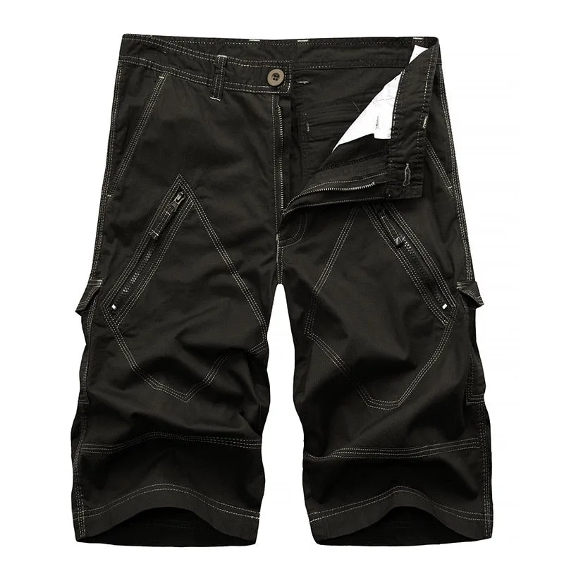 West Louis™ Fashionable Multi-Bag Men's Cotton Shorts - Perfect for Summer